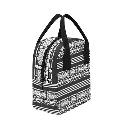 Samoan Tattoo Print Design LKS304 Insulated Lunch Bag