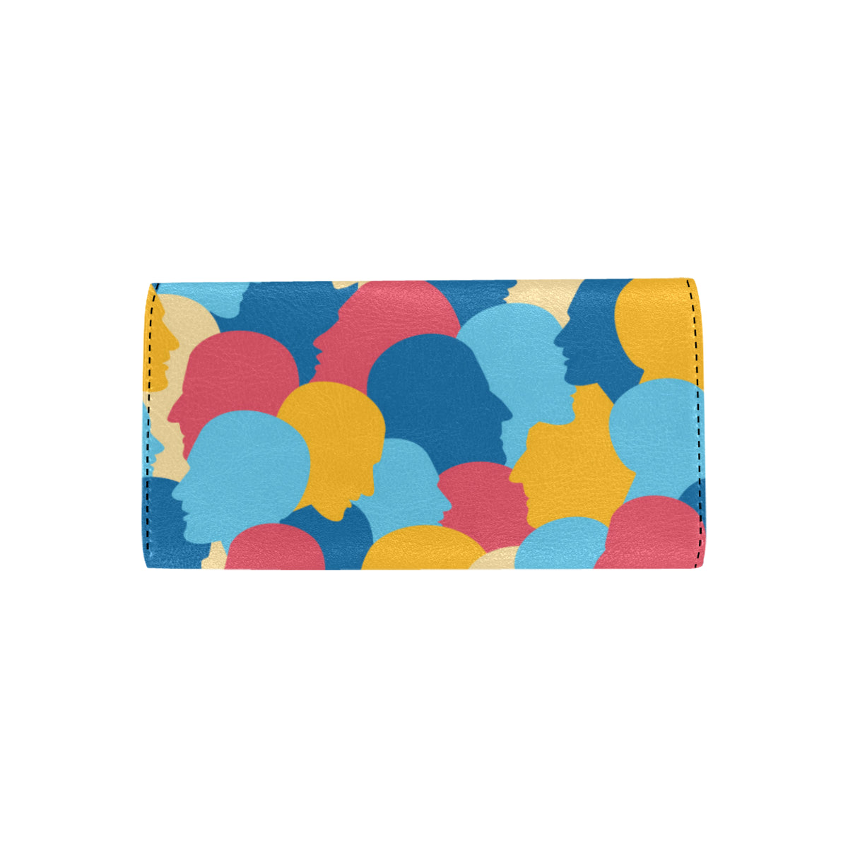 Psychology Pattern Print Design A02 Women's Trifold Wallet