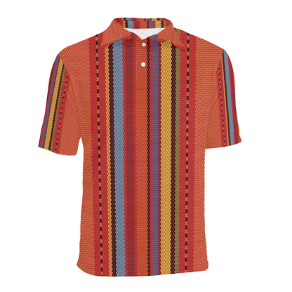 Mexican Pattern Print Design 05 Men Polo Shirt
