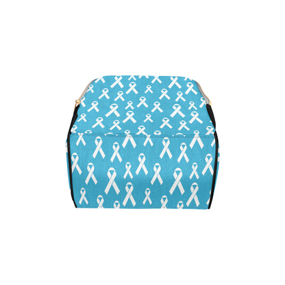 Liver cancer Pattern Print Design 01 Diaper Bag Backpack