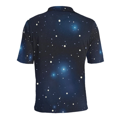 Night sky Pattern Print Design A02 Men Polo Shirt