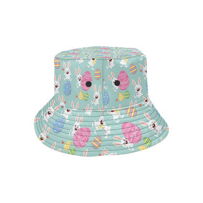 Easter Eggs Pattern Print Design RB014 Unisex Bucket Hat