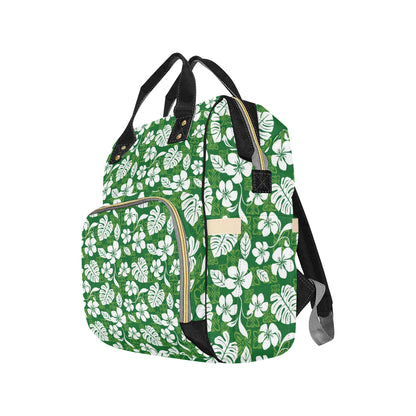 Hawaiian Themed Pattern Print Design H016 Diaper Bag Backpack
