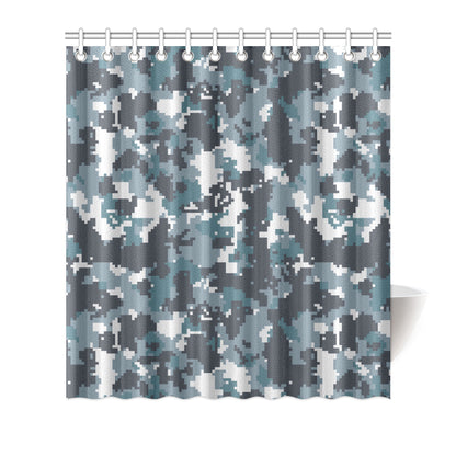 ACU Digital Urban Camouflage Shower Curtain
