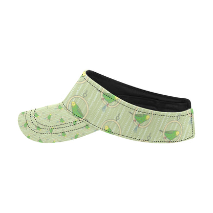 Budgerigar Pattern Print Design 02 Unisex Sun Visor