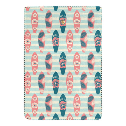 Aloha Hawaii Surfboard Pattern Print Design 02 Women's Trifold Wallet
