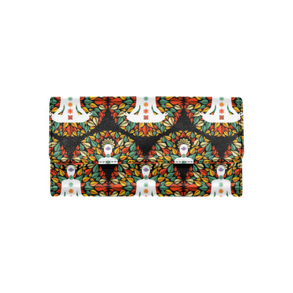 Chakra Yoga Women's Trifold Wallet