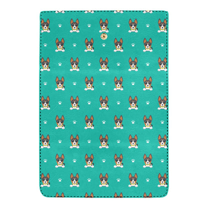 Basenji Pattern Print Design 03 Women's Trifold Wallet