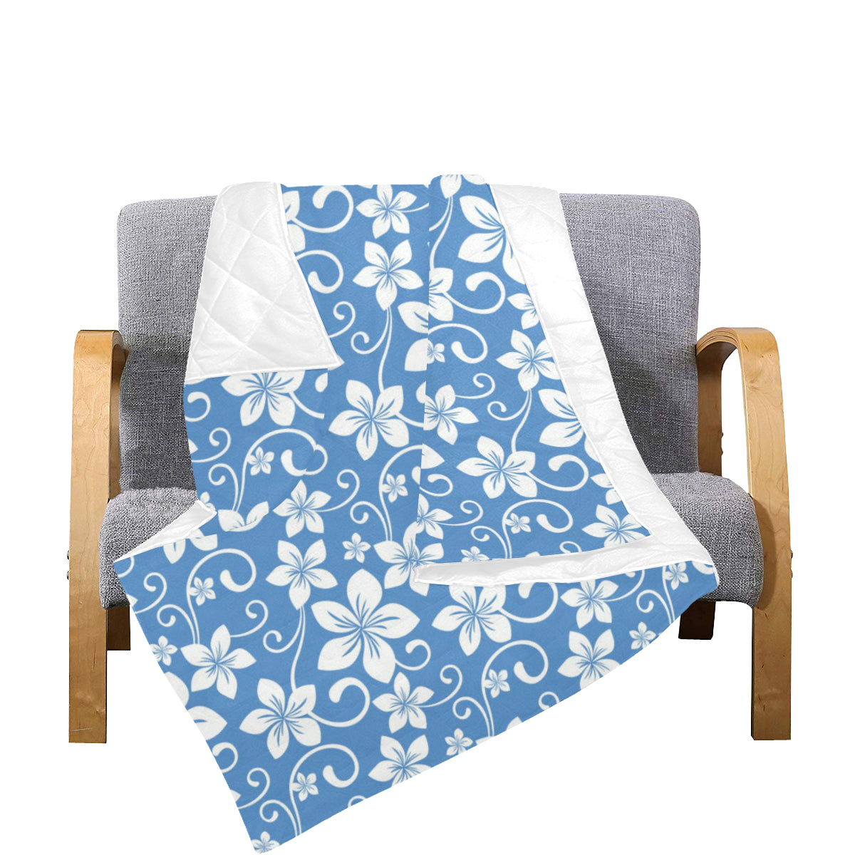 Hibiscus Pattern Print Design HB09 Premium Quilt