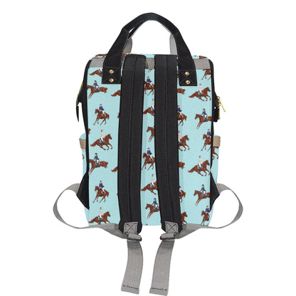 Equestrian Horse Riding Diaper Bag Backpack
