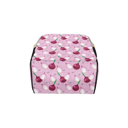 Onion Pattern Print Design A01 Diaper Bag Backpack