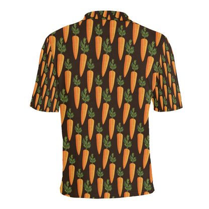 Carrot Pattern Print Design 06 Men Polo Shirt