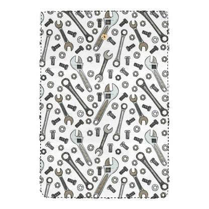 Mechanic Pattern Print Design 03 Women's Trifold Wallet