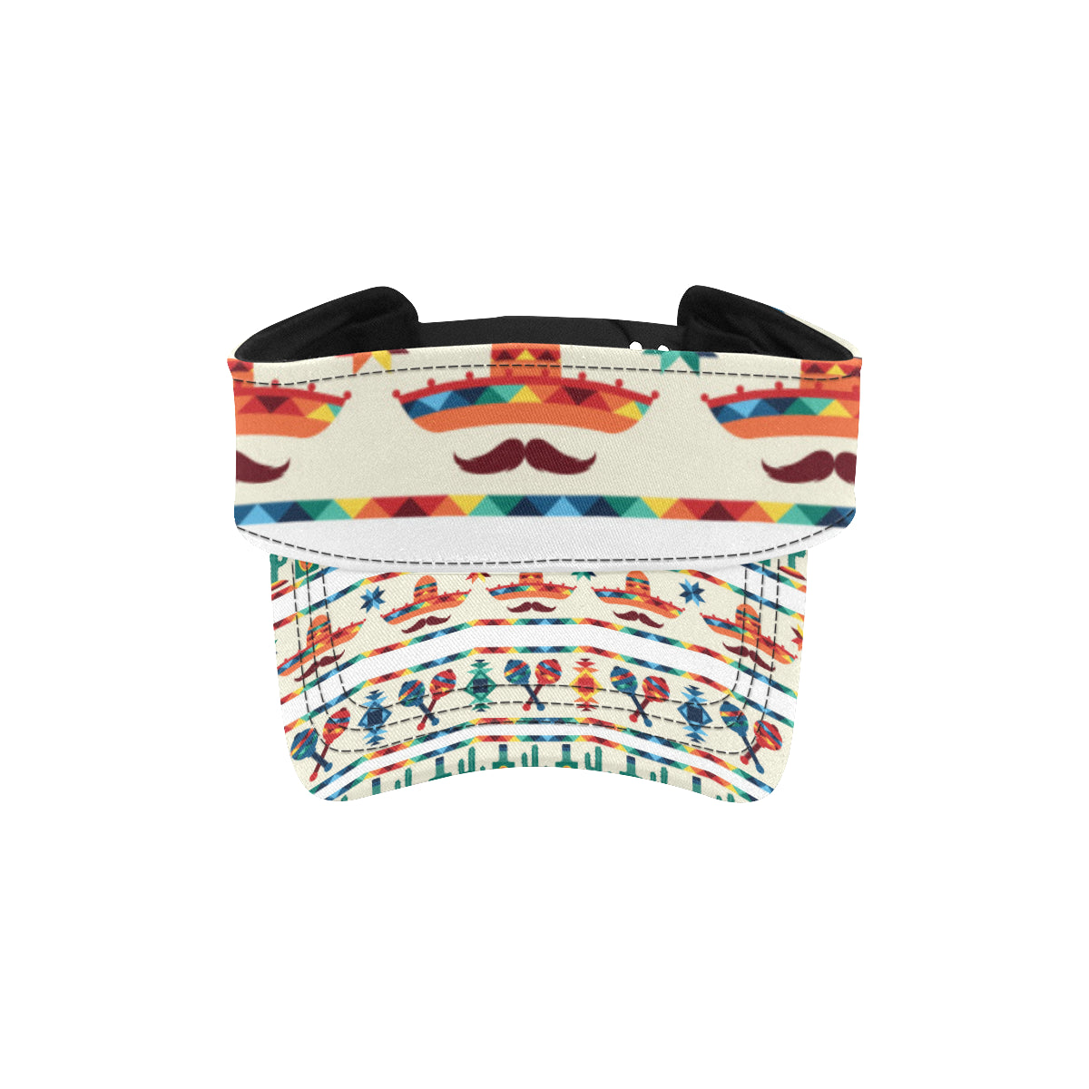 Maracas Mexican Pattern Print Design 01 Unisex Sun Visor