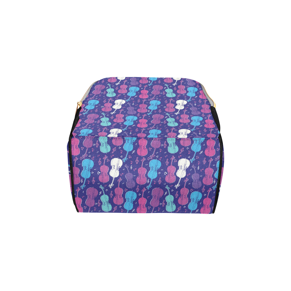 Cello Pattern Print Design 01 Diaper Bag Backpack