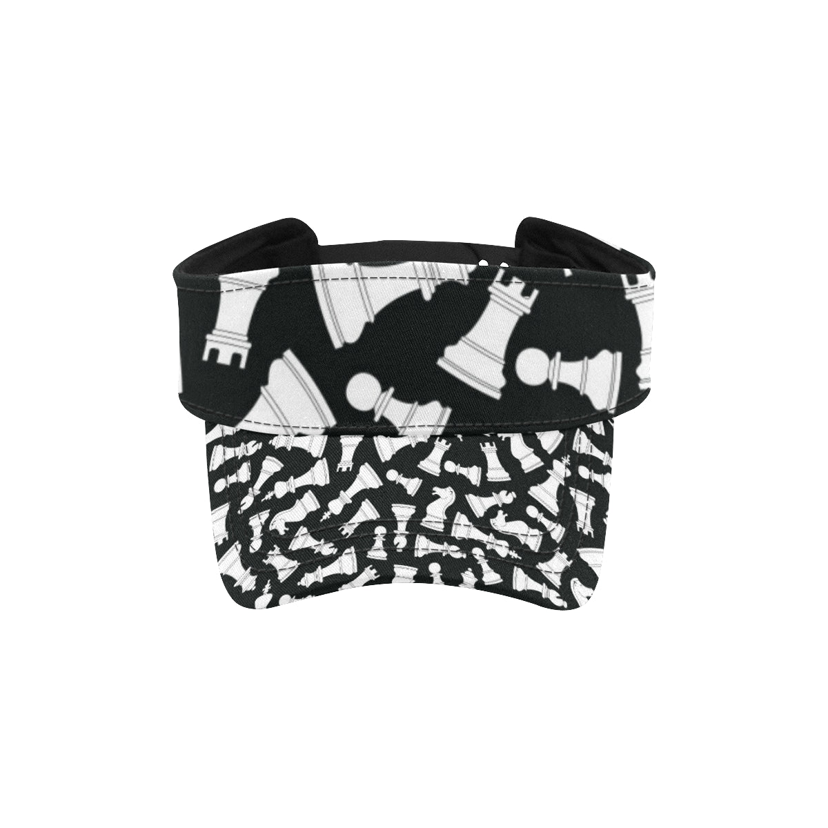 Chess Pattern Print Design 01 Unisex Sun Visor