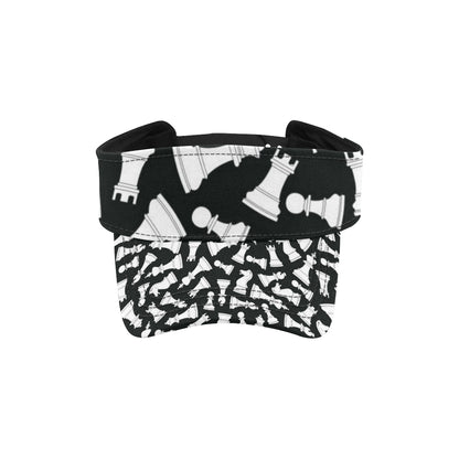 Chess Pattern Print Design 01 Unisex Sun Visor