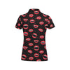 Halloween Pattern Print Design 01 Women's Polo Shirt