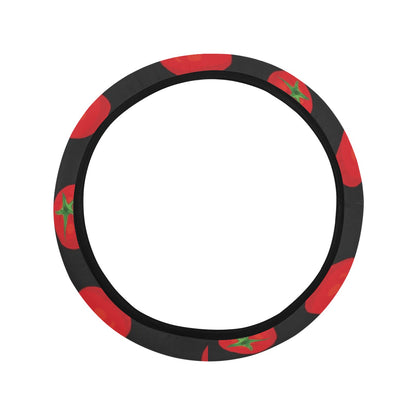 Tomato Print Design LKS305 Steering Wheel Cover with Elastic Edge