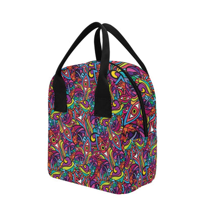 Trippy Print Design LKS302 Insulated Lunch Bag