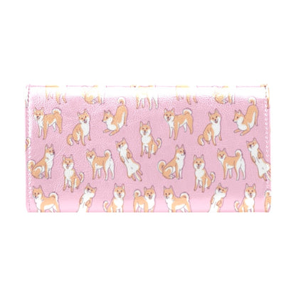 Shiba Inu Print Design LKS303 Women's Trifold Wallet