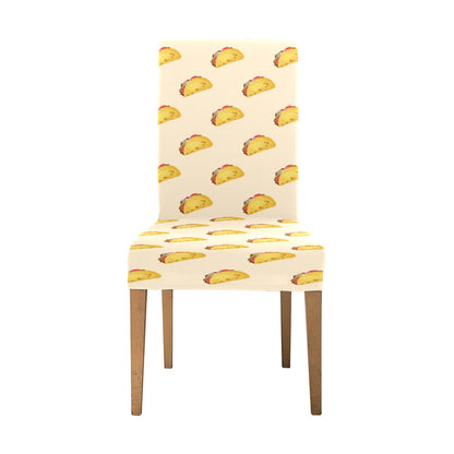 Taco Print Design LKS302 Dining Chair Slipcover