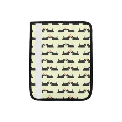 Scottish Terriers Print Design LKS304 Car Seat Belt Cover