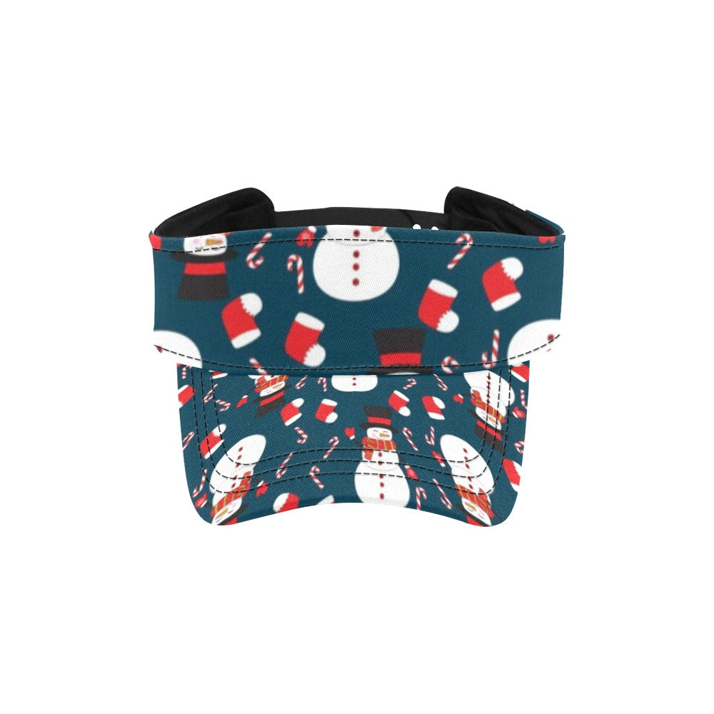 Snowman Print Design LKS301 Unisex Sun Visor