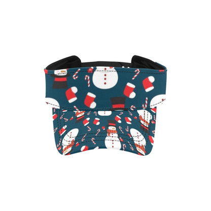 Snowman Print Design LKS301 Unisex Sun Visor