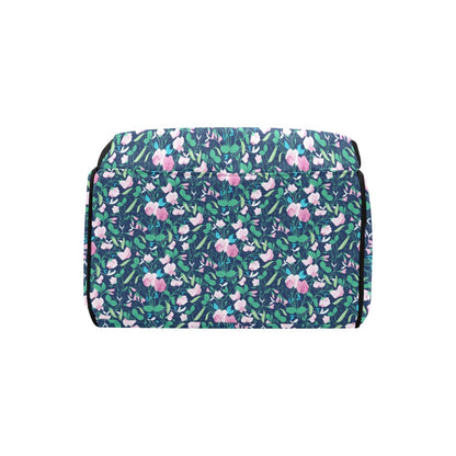 Sweet Pea Print Design LKS303 Diaper Bag Backpack