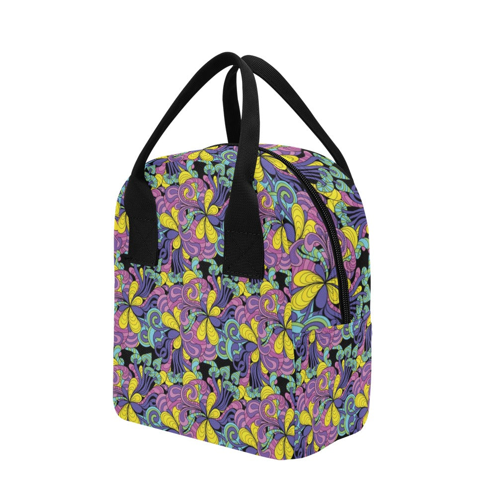 Trippy Print Design LKS305 Insulated Lunch Bag