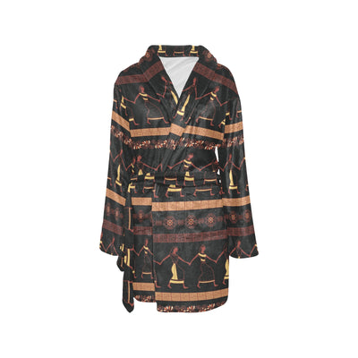 Ancient Greek Human Print Design LKS306 Women's Fleece Robe