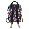 Hibiscus Colorful Print Design LKS301 Diaper Bag Backpack