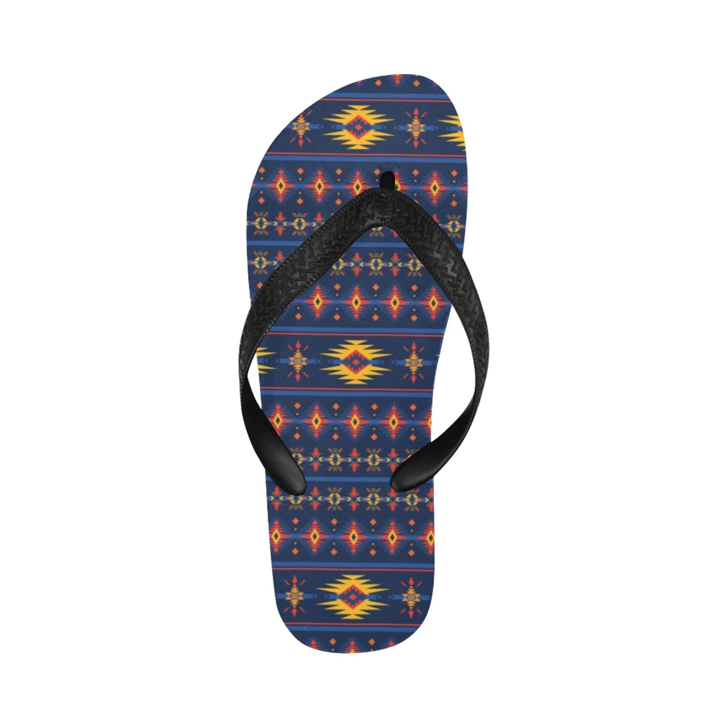 Southwest Pattern Print Design LKS306 Flip Flops