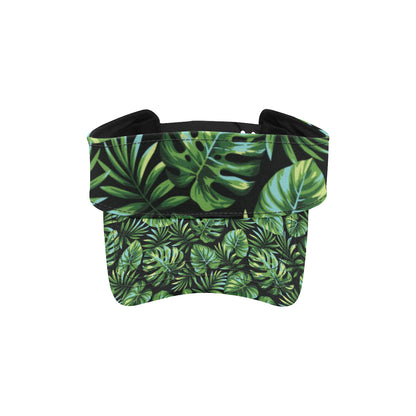 Palm Leaves Pattern Print Design PL013 Unisex Sun Visor