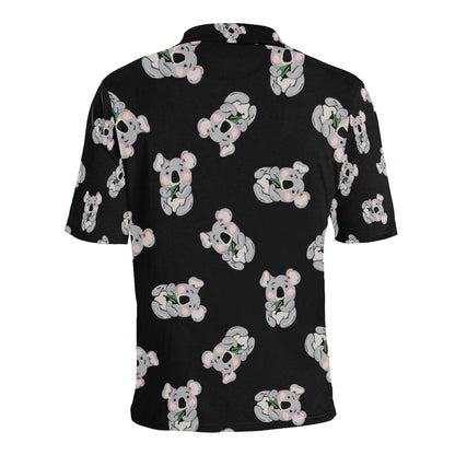 Koala Pattern Print Design 05 Men Polo Shirt