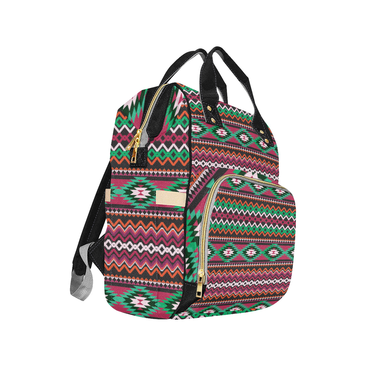 Mexican Pattern Print Design 01 Diaper Bag Backpack