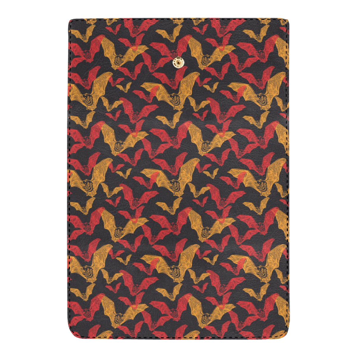 Bat Pattern Print Design 01 Women's Trifold Wallet