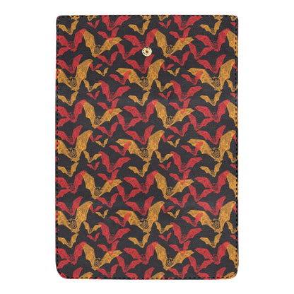 Bat Pattern Print Design 01 Women's Trifold Wallet