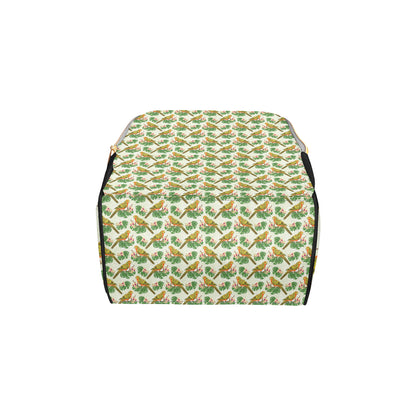 Conures Pattern Print Design 01 Diaper Bag Backpack