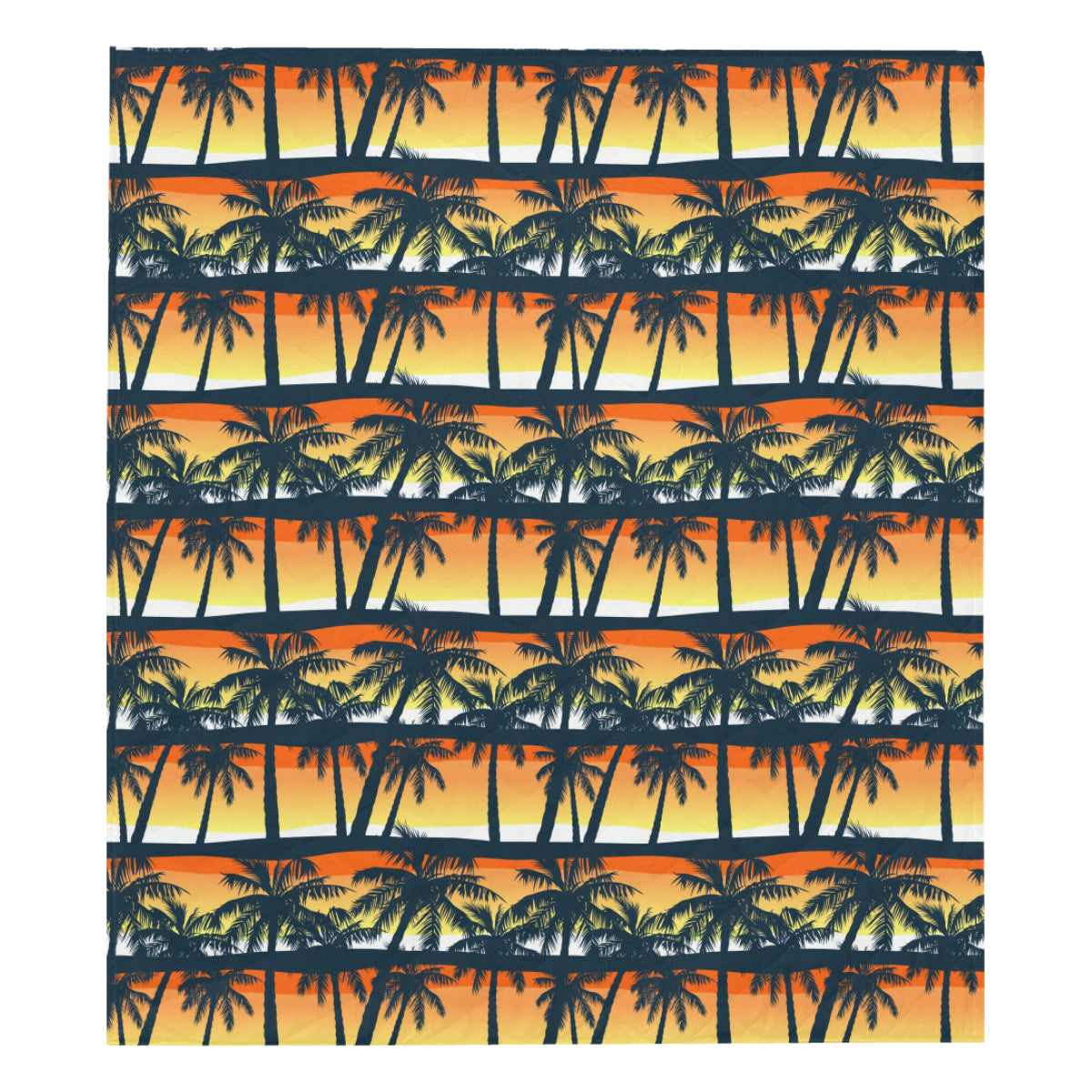 Palm Tree Pattern Print Design PT011 Premium Quilt