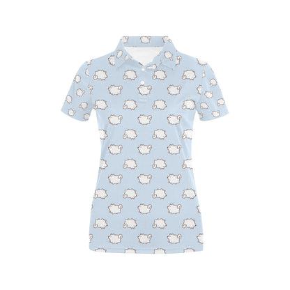 Samoyeds Print Design LKS301 Women's Polo Shirt