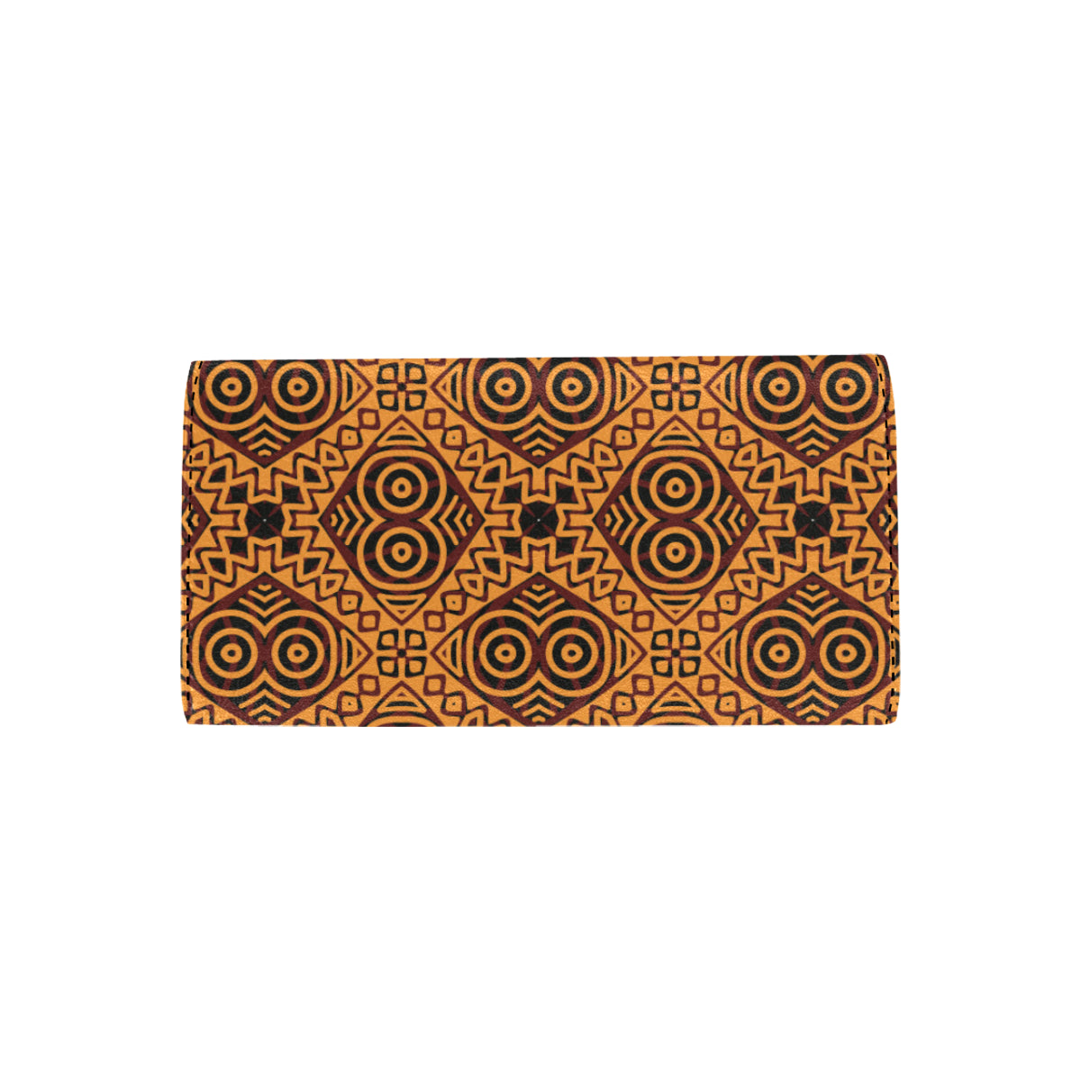 African Pattern Print Design 05 Women's Trifold Wallet