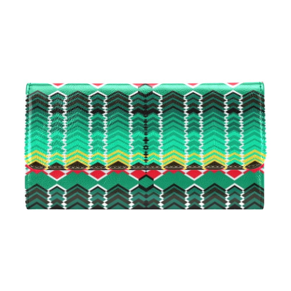 Serape Print Design LKS307 Women's Trifold Wallet