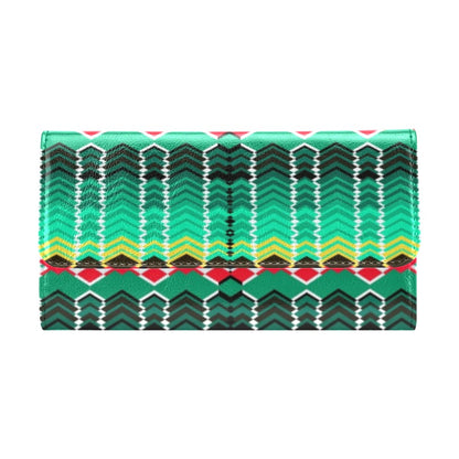Serape Print Design LKS307 Women's Trifold Wallet