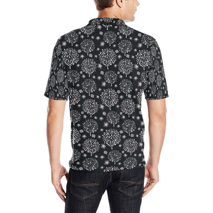 Tree Of Life Print Design LKS304 Men Polo Shirt