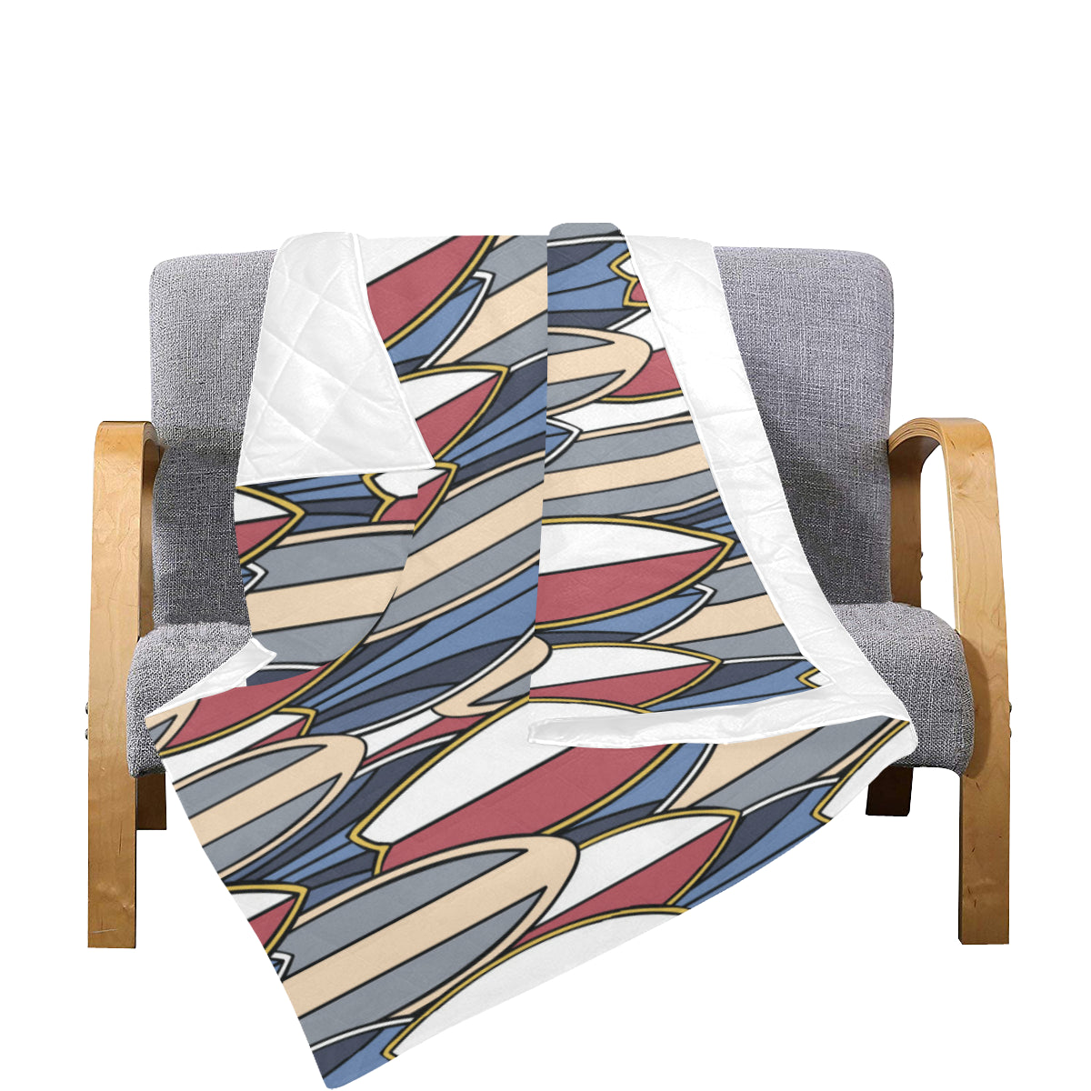 Surf board Pattern Premium Quilt