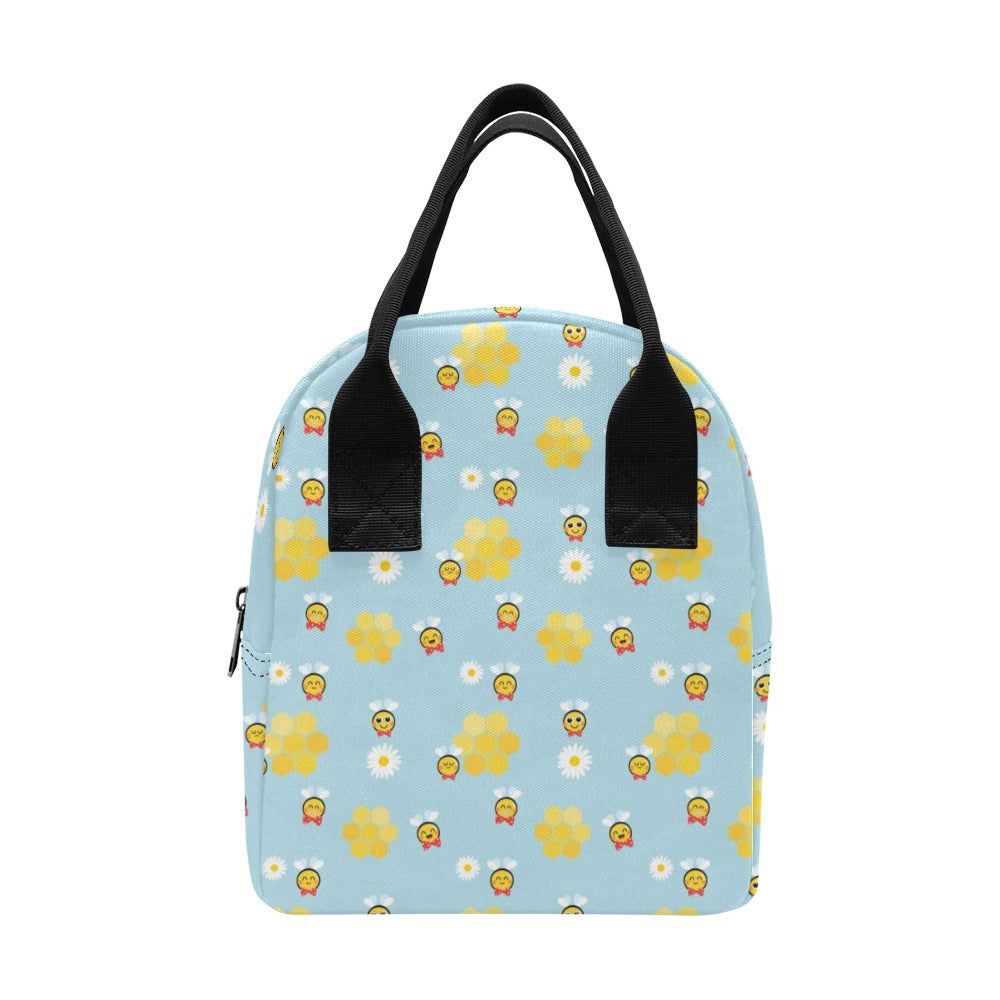 Bee Cute Print Design LKS304 Insulated Lunch Bag