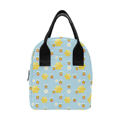 Bee Cute Print Design LKS304 Insulated Lunch Bag