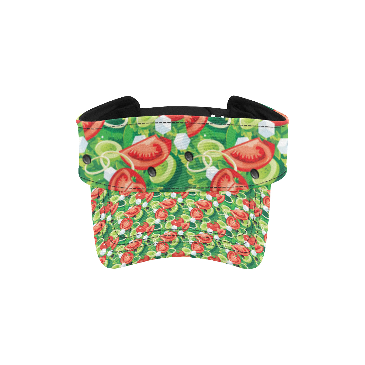 Vegan Salad Themed Design Print Unisex Sun Visor
